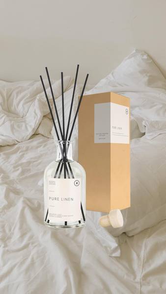 Raumduft Pure Linen Glas - 6 x 17 x 6 cm