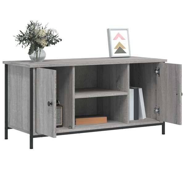 TV-Schrank 3030458 Grau - Eisen - 100 x 50 x 40 cm
