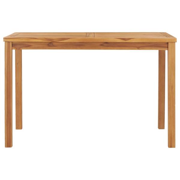 Eettafel 49360 bruin - teakhout - 120 x 77 x 120 cm