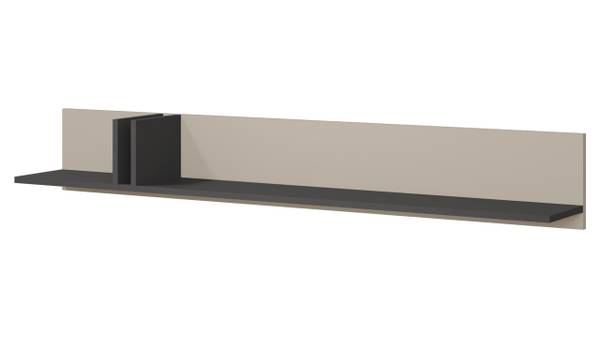 Wandregal Alsy 14 Anthrazit - Beige