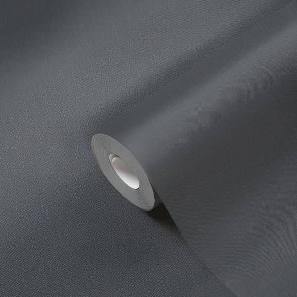 Pure Elegance Uni-Tapete Anthrazit - Durchmesser: 9 cm