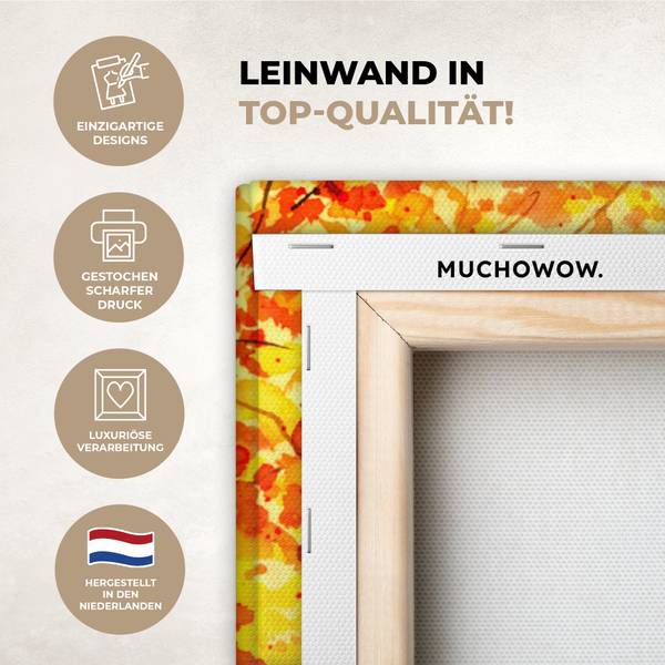 LEINWANDBILD Hirsche 90 x 90 x 90 cm