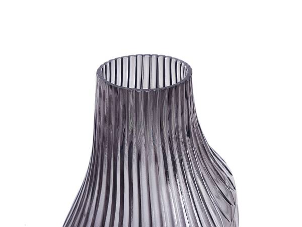 Vase à fleurs MYRSINA Gris - Verre - 20 x 36 x 20 cm