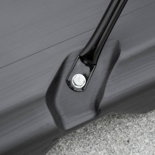 Basketballkorb A61-028RD Schwarz - Metall - 48 x 254 x 76 cm
