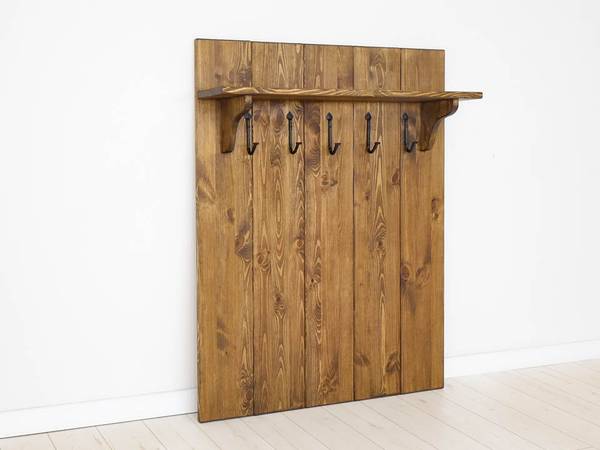 Porte-manteau Rustyk Marron - Pin - 100 x 128 x 20 cm