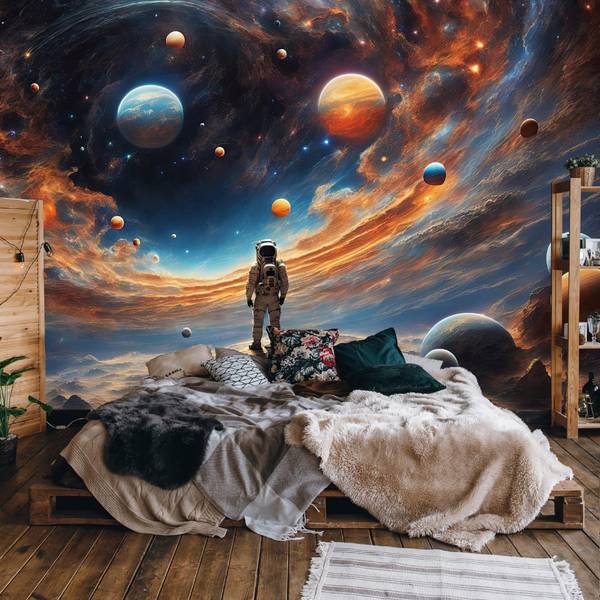 Vlies Fototapete Galaxie Kinderzimmer 250 x 175 cm