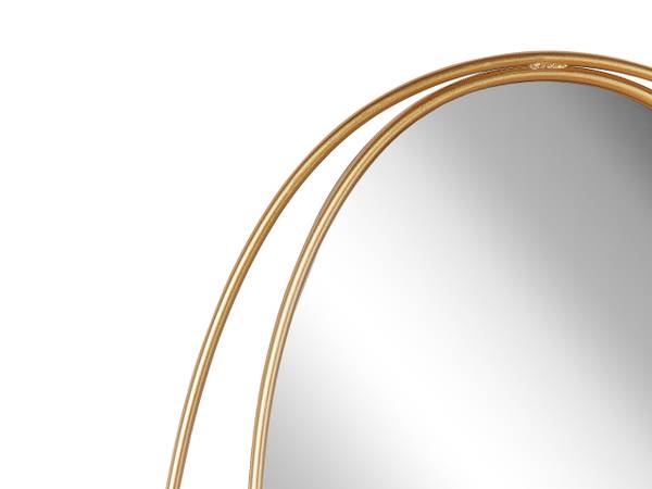 Miroir BESSON Doré - Métal - 55 x 90 x 3 cm