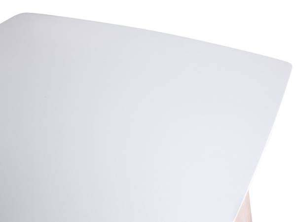 Esszimmertisch SANTOS Braun - Weiß - Holzwerkstoff - 90 x 75 x 150 cm