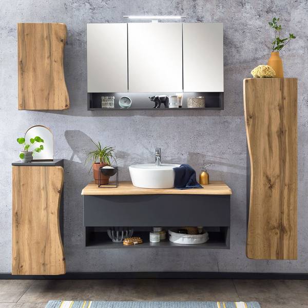 Unterschrank KAHLA-03-27 Braun - Grau