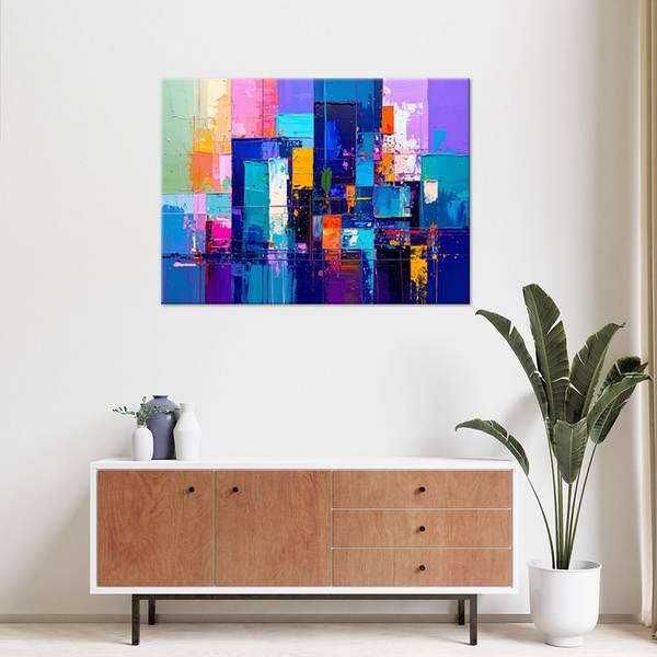 Canvas schilderij Graffiti 100 x 70 cm