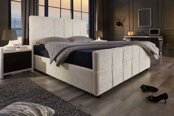 Boxbett PRESTIGE Weiß - Polyester - 190 x 125 x 220 cm