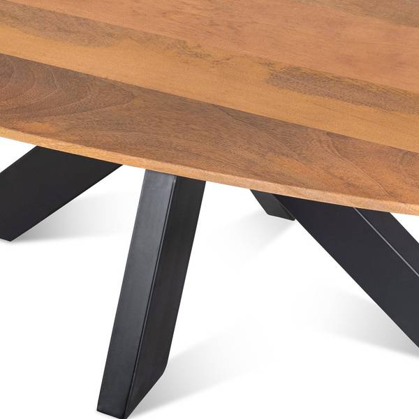 Couchtisch Runa Braun - Holz teilmassiv - 130 x 45 x 70 cm