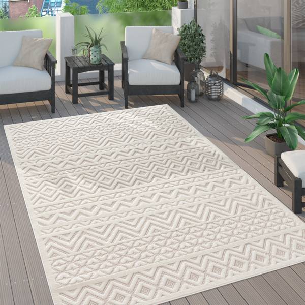 Outdoorteppich Livorno 673 Creme - 160 x 220 cm