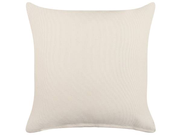 Dekokissen CALANTHE 2-tlg Beige - Schwarz - Naturfaser - 45 x 14 x 45 cm