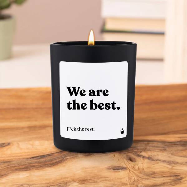 Bougie parfumée 17441 Woody Noir - Cire - 7 x 8 x 7 cm