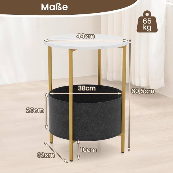 Beistelltisch VH34367 Weiß