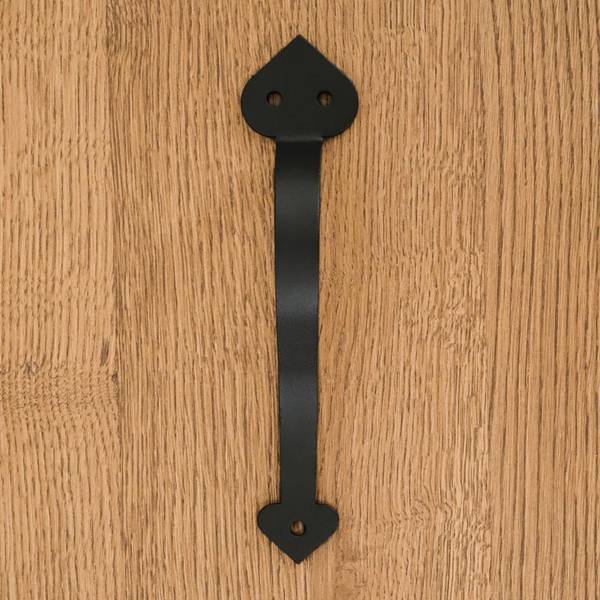Schiebetürgriff KLAUS Schwarz - Metall - 5 x 24 x 6 cm