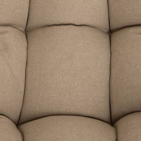 Fauteuil oeuf à bascule PAOPAO Marron - Métal - 83 x 109 x 96 cm