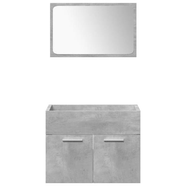 Badkamermeubelset 3007822-2 Set van 4 betonnen look - Breedte: 60 cm