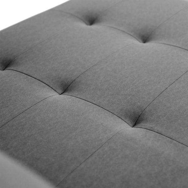 Ecksofa APOLLO U mit Schlaffunktion Grau - Polyester - 348 x 93 x 188 cm