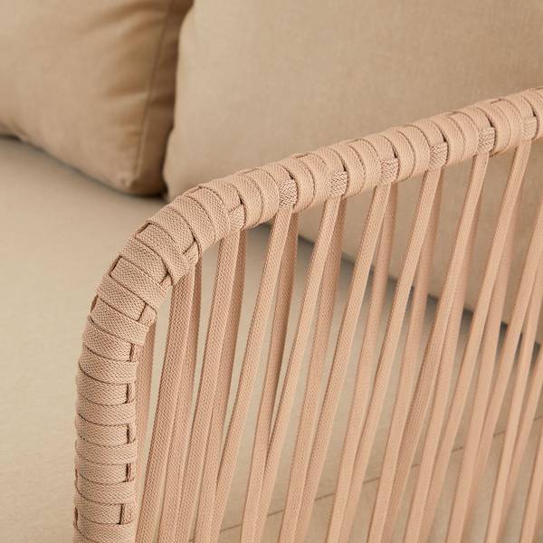 Gartenlounge MYKONOS 4er Set Beige