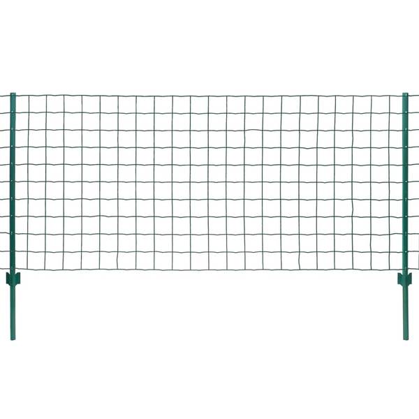 Gartenzaun DE778 Grün - Metall - 800 x 10 x 20 cm
