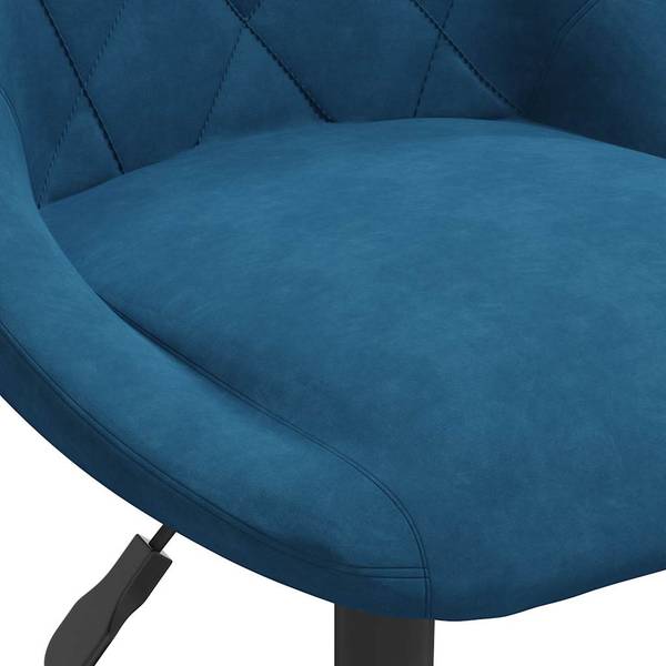 Chaise à manger 3014382-2 lot de 2 Bleu