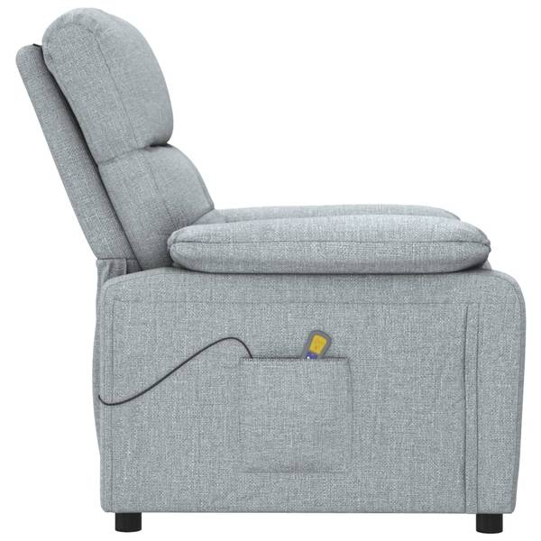 Massagestoel 3038446 grijs - polyester - 73 x 100 x 90 cm
