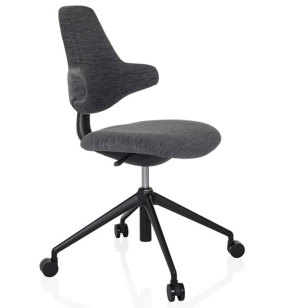 Bürostuhl PALIANO Grau - Polyester - 57 x 97 x 58 cm