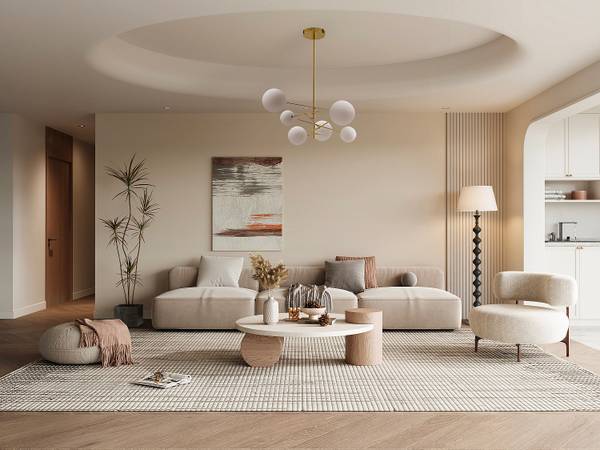 Hängeleuchte und Kronleuchter NAKINA Gold - Metall - 72 x 116 x 72 cm