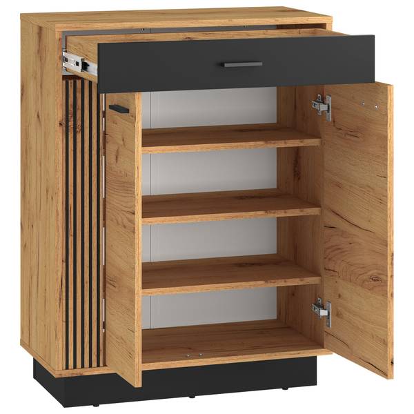 Sideboard Vasco Braun - Holzwerkstoff - 70 x 91 x 34 cm