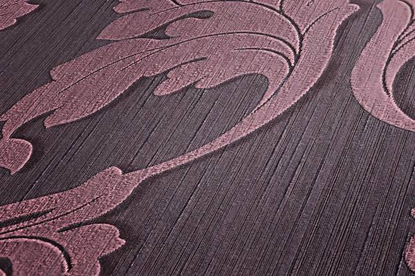 Textiltapete 956285-GU Violett - Fleece - 53 x 1005 x 1 cm