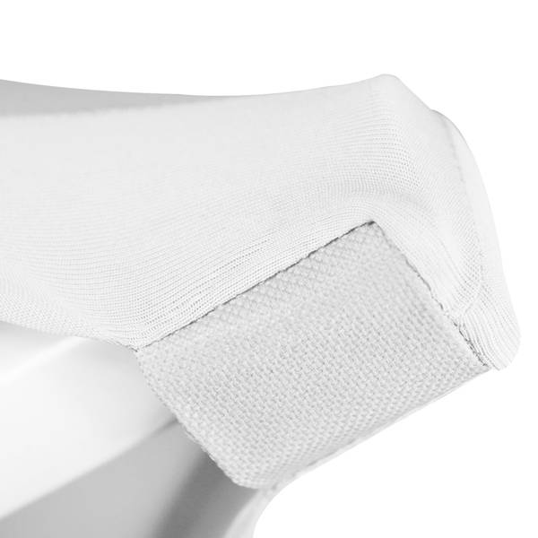 Stehtischhusse Stella Weiß - Spandex - 70 x 70 x 120 cm