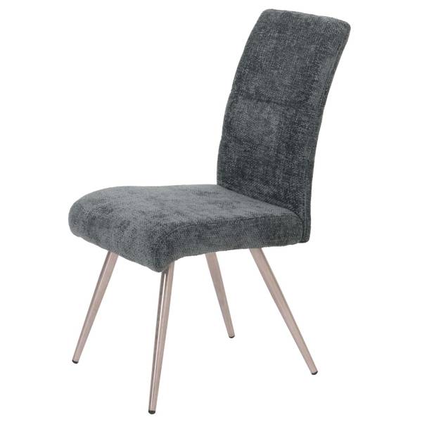 Esszimmerstuhl G55 (6er-Set) Blau - Polyester - 68 x 97 x 64 cm