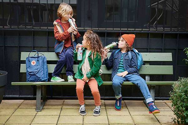 Brotdose + Thermoflasche Campus 2er Set Multicolor