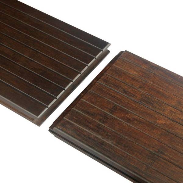 Bambus-Terrassenfliese NAVIA Braun - Bambus - 13 x 1 x 185 cm