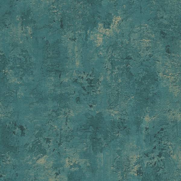 Vliestapete 388235-GU Türkis - Fleece - 53 x 1005 x 1 cm