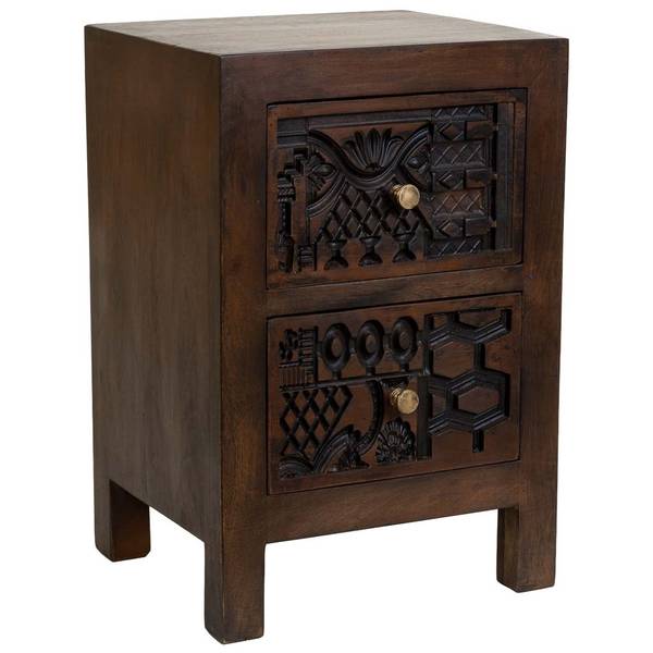 Table de chevet Hoshi Marron