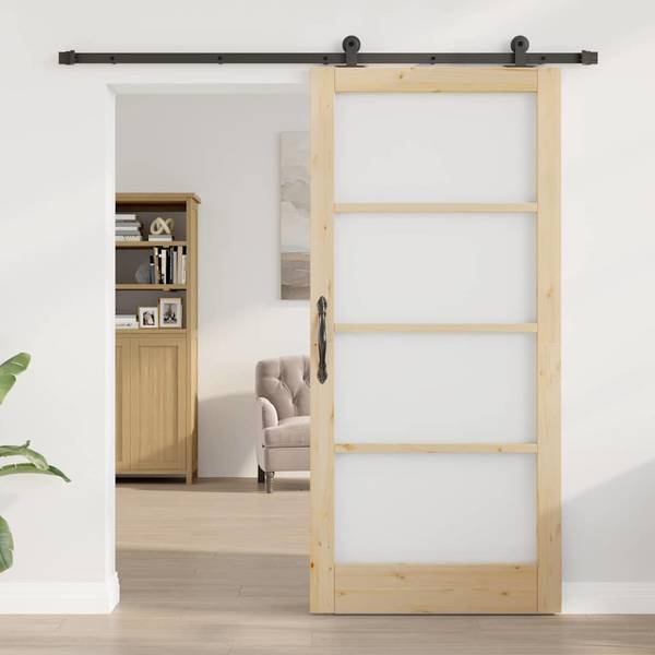 Schuifdeur 3045041-6 zwart - hout