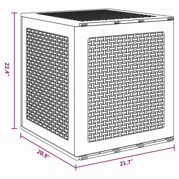 Gartentruhe 3049057 Braun