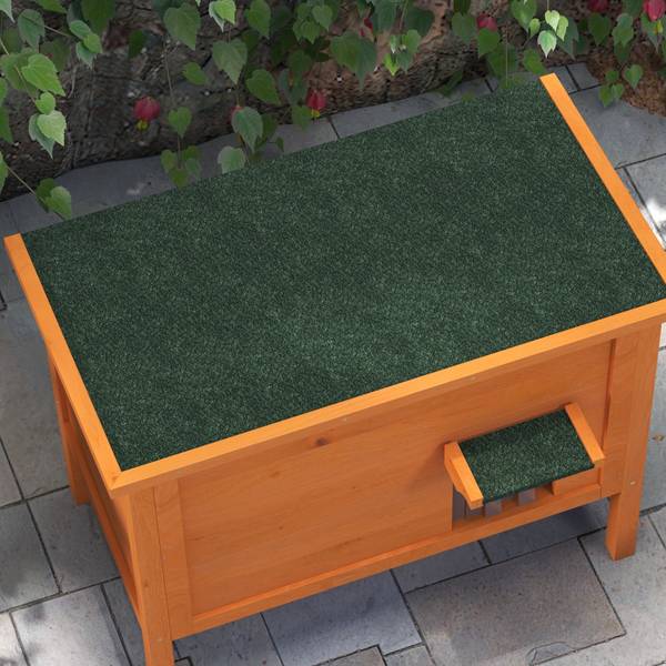 Katzenhaus CP65 Orange - Holzwerkstoff - 69 x 69 x 85 cm