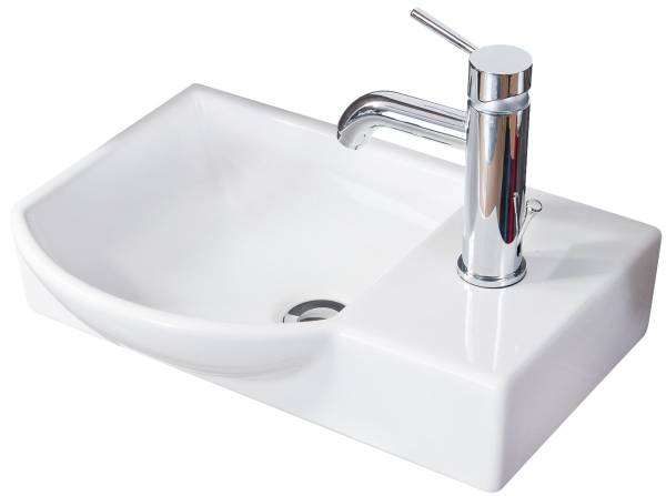 Gäste-WC Set SBC Sceno Weiß (2-teilig) Weiß - Holzwerkstoff - 60 x 61 x 54 cm