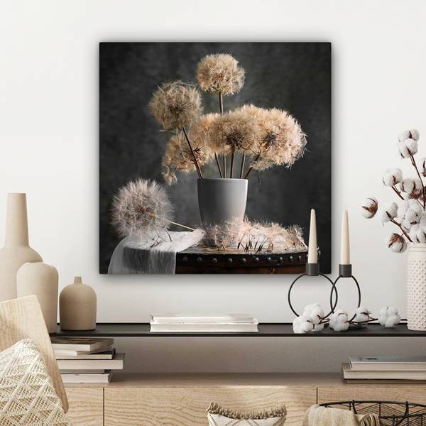 LEINWANDBILD Blumensamen 50 x 50 x 50 cm