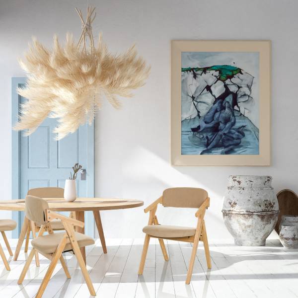 Klappstuhl SCANDIO Beige - Strukturstoff - Polyester - Webstoff - 53 x 79 x 55 cm