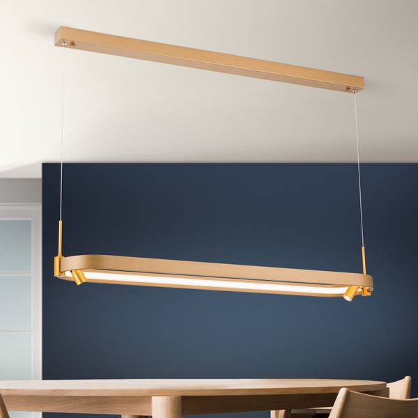 Suspension GRACE Doré - Métal - 22 x 4 x 112 cm