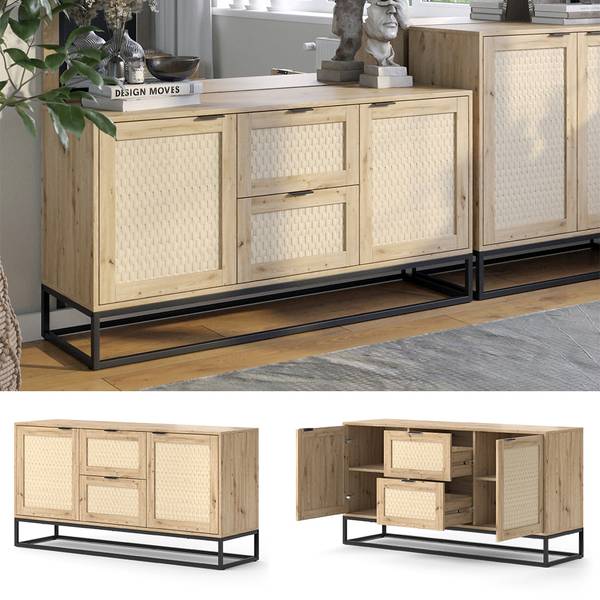 Kommode Natal 42042 Braun - Holzwerkstoff - 140 x 73 x 40 cm