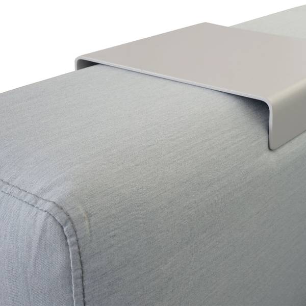 Alu-Garten-Garnitur C47 (7-teilig) Blau - Microfaser - Polyester - Aluminium - 245 x 82 x 82 cm