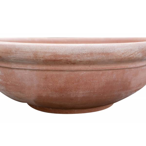 Bloempot XL BOTANISCH bruin - terracotta - 80 x 29 x 80 cm