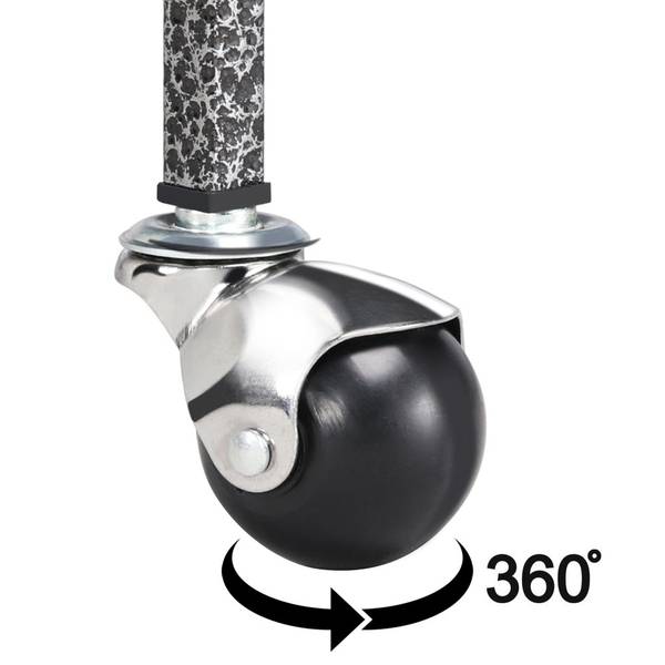 Vogelkäfig ARE70 Schwarz - Metall - 81 x 176 x 47 cm