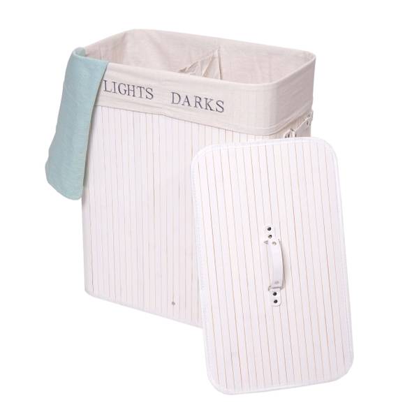 Wäschekorb C21 Cremeweiß - Weiß